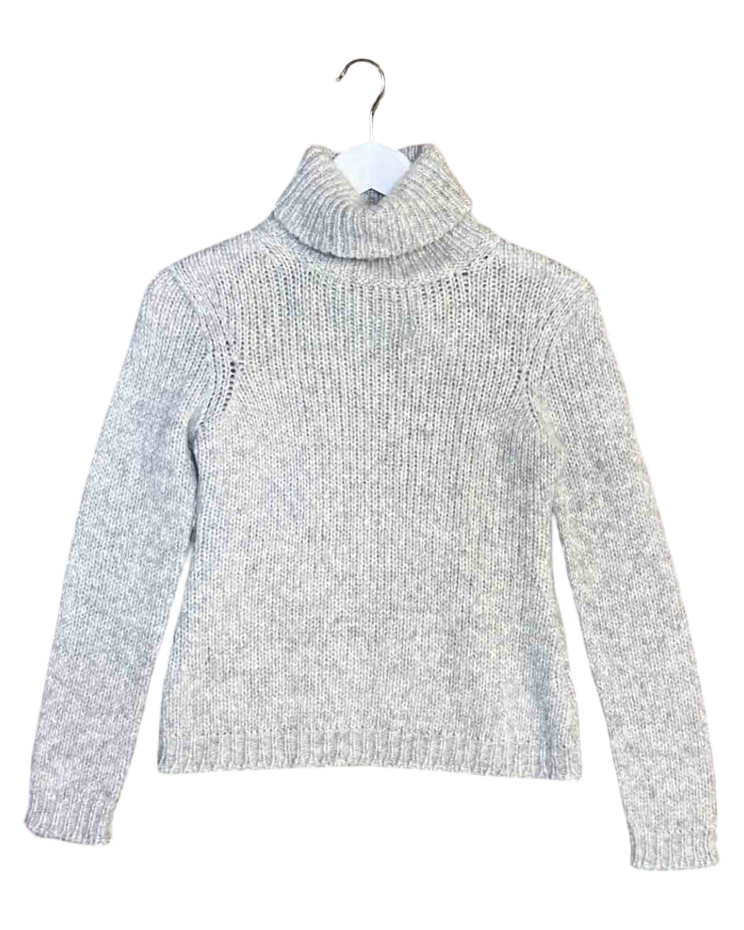 Size 1 (S) | Majestic Filatures Grey Cashmere Knitted Jumper