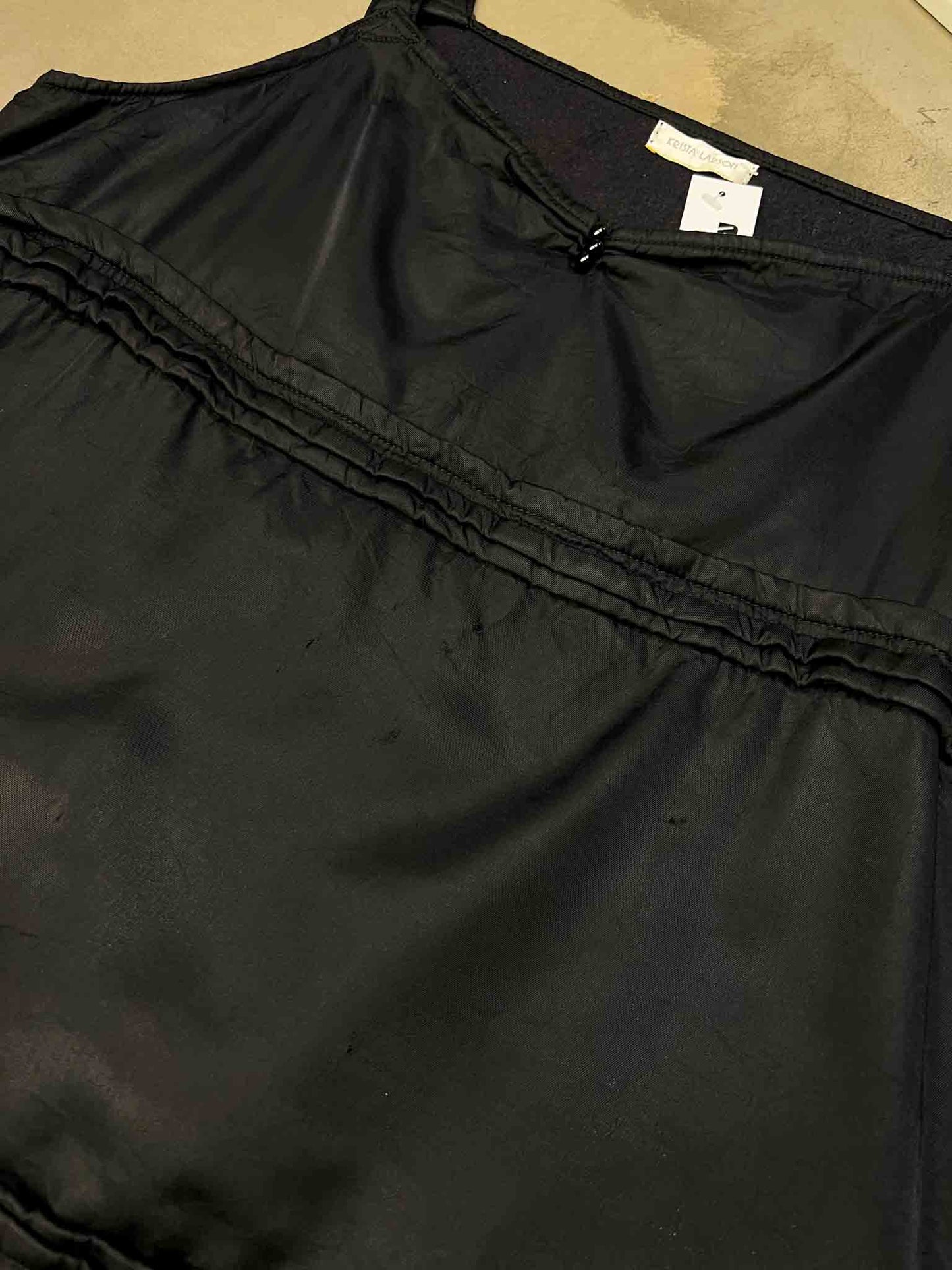 Size L | Krista Larson Black Silky Cami Top