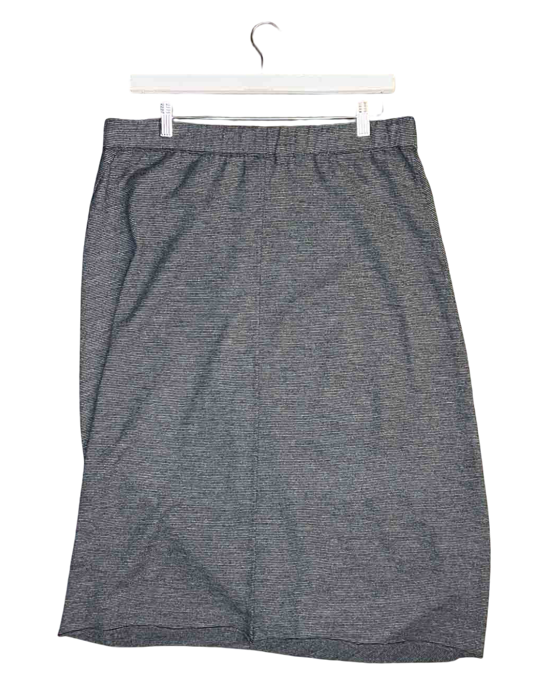 Size 4 (XL) | Oska Striped Wool Midi Skirt