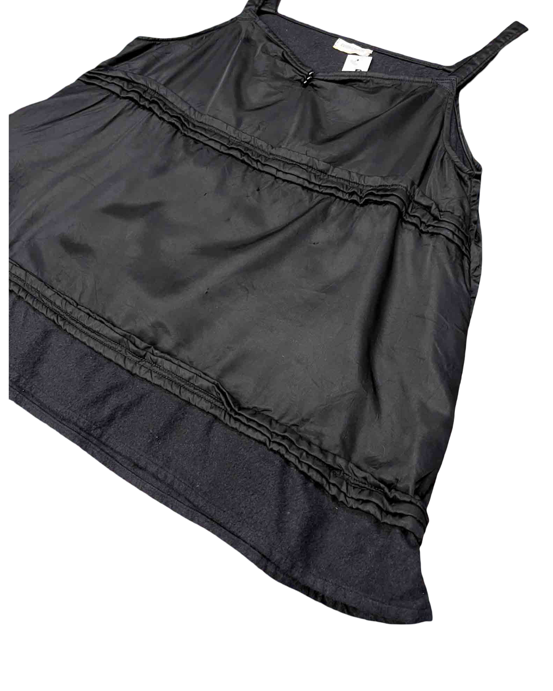 Size L | Krista Larson Black Silky Cami Top