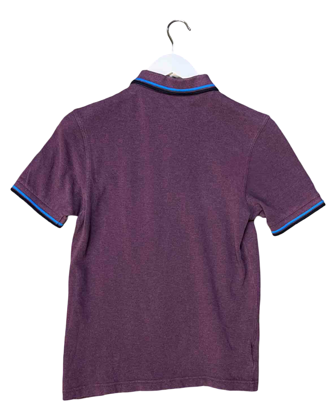 Size S | Fred Perry Cotton Purple Polo Tee