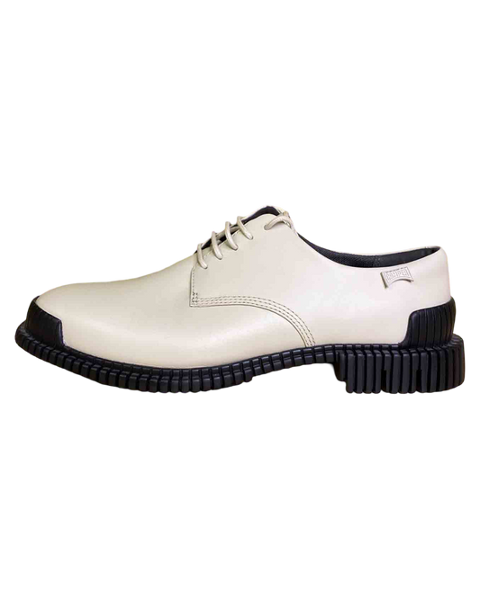 Size 39 | Camper Beige Leather Pix Derby Shoes