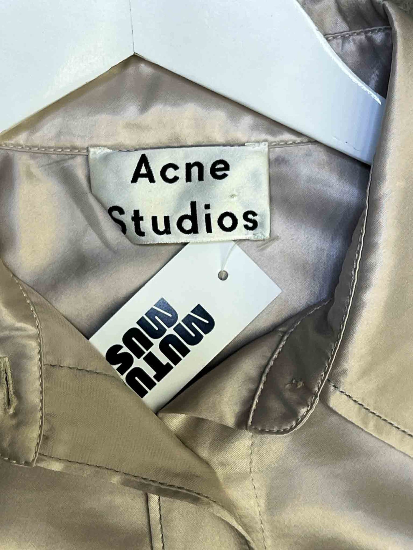 Size 38 (M) | Acne Studios Silky Long-Sleeve Shirt Dress