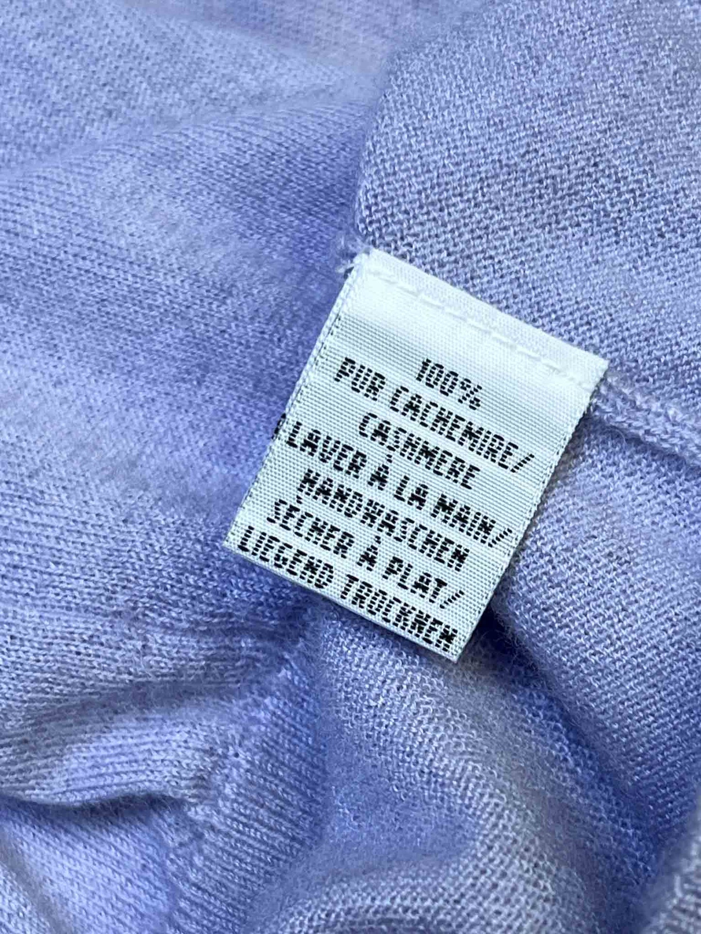 Size M | Eric Bompard Purple Cashmere Cardigan