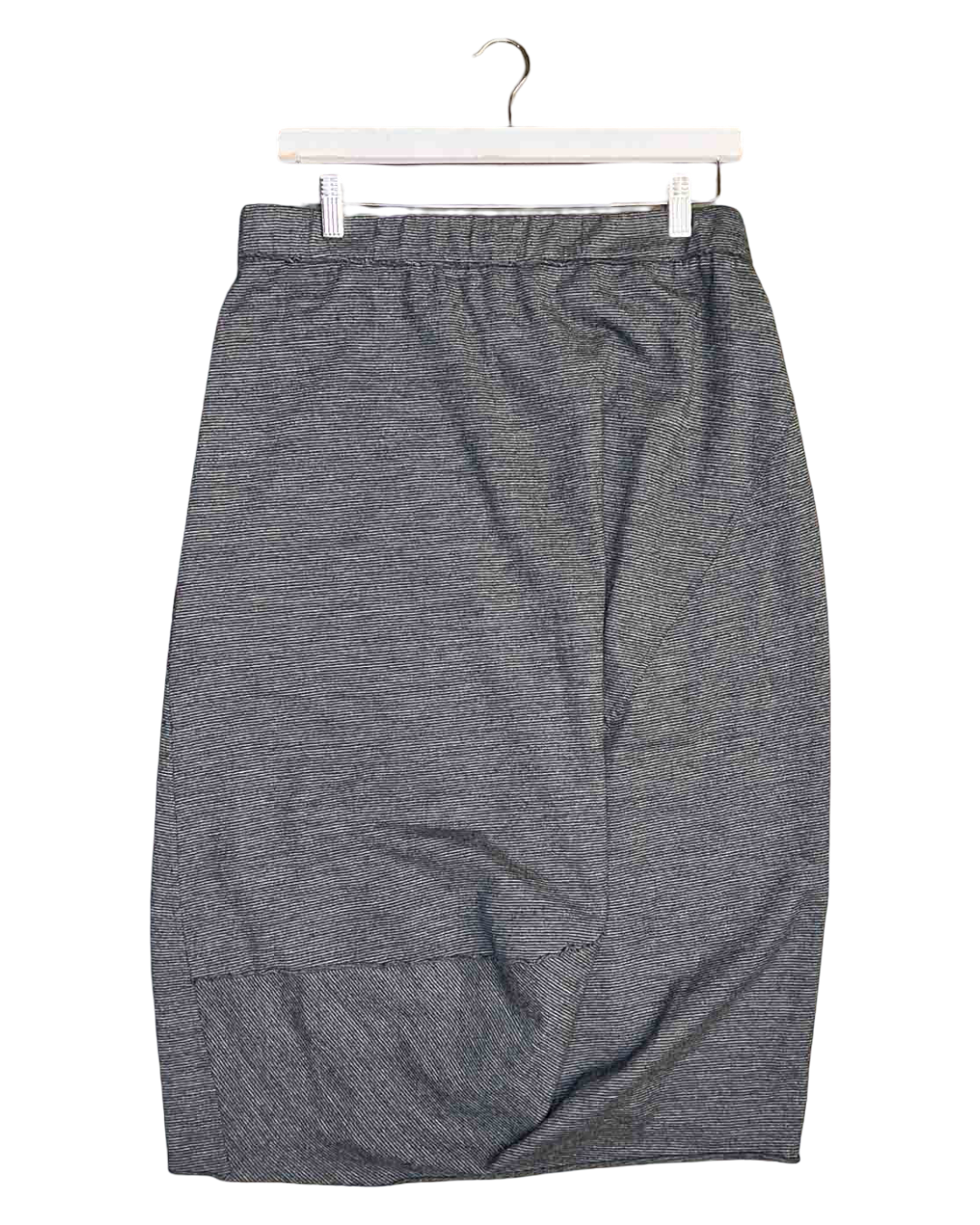 Size 4 (XL) | Oska Striped Wool Midi Skirt