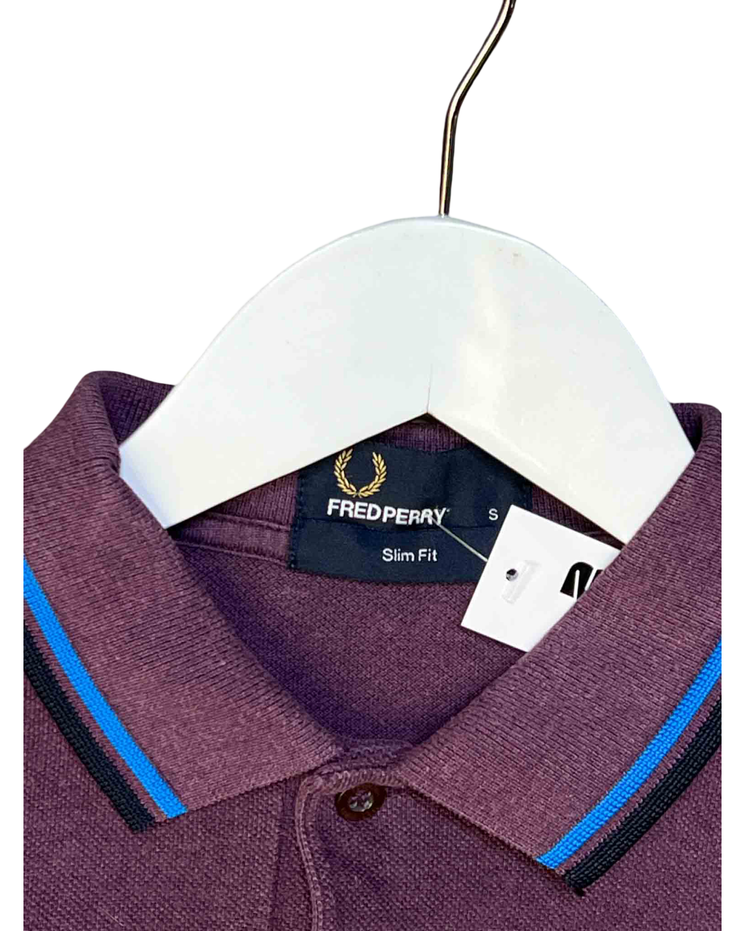 Size S | Fred Perry Cotton Purple Polo Tee