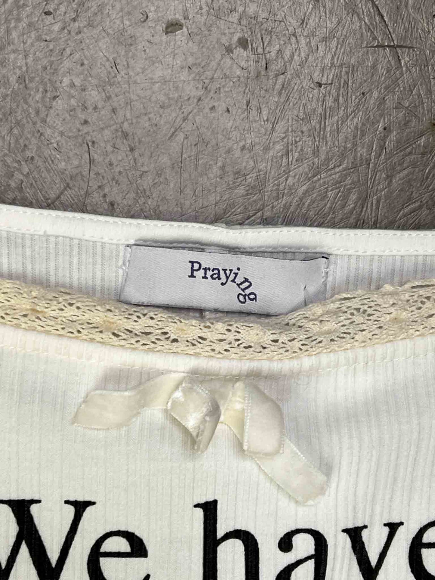 Size XXS | Praying White Nothing To Lose Minidress