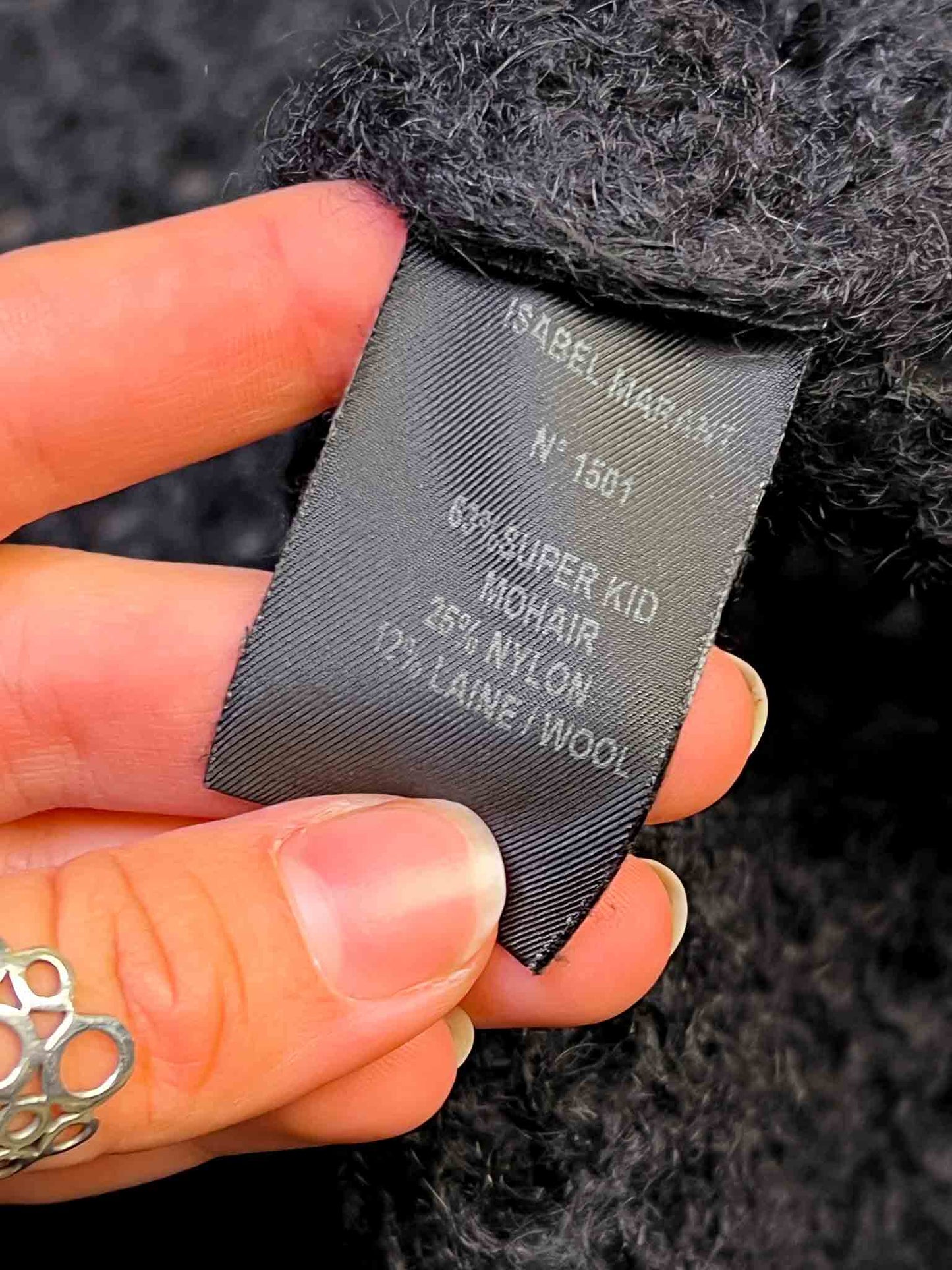 Size 3 (L) | Isabel Marant Étoile Mesh Mohair Blend Knit Jumper