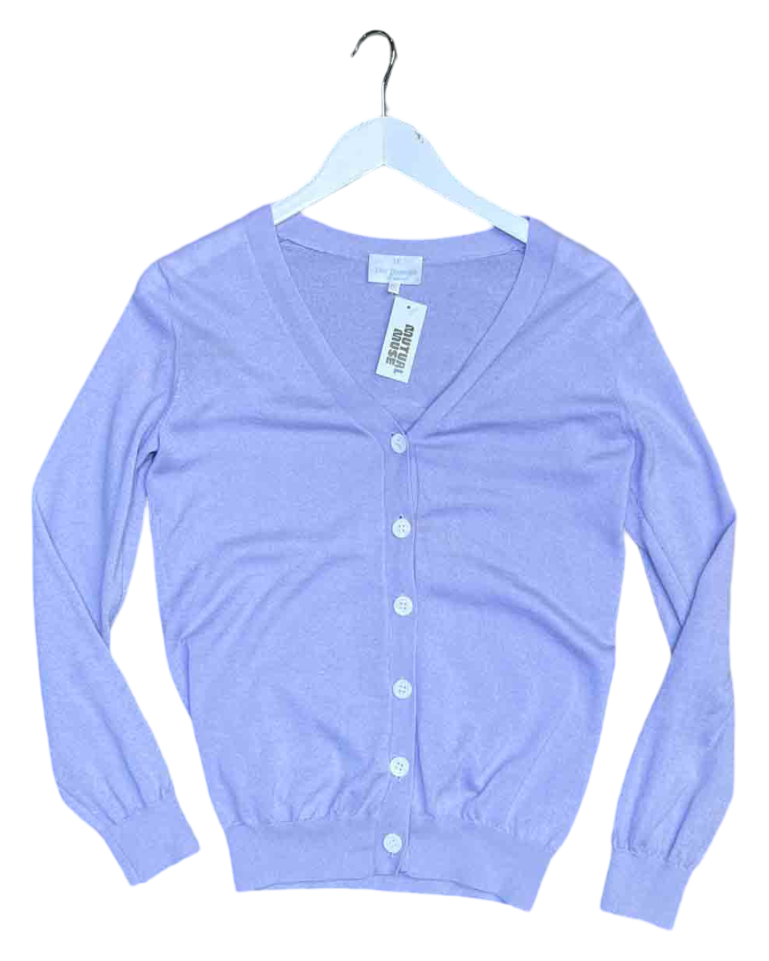 Size M | Eric Bompard Purple Cashmere Cardigan