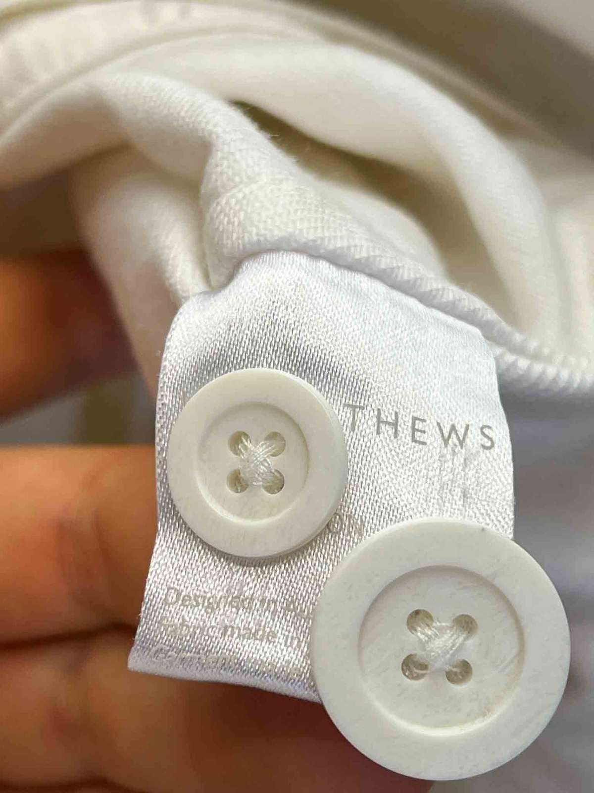 Size 1 (S) | Lee Matthews White Cotton Heavyweight OuterShirt