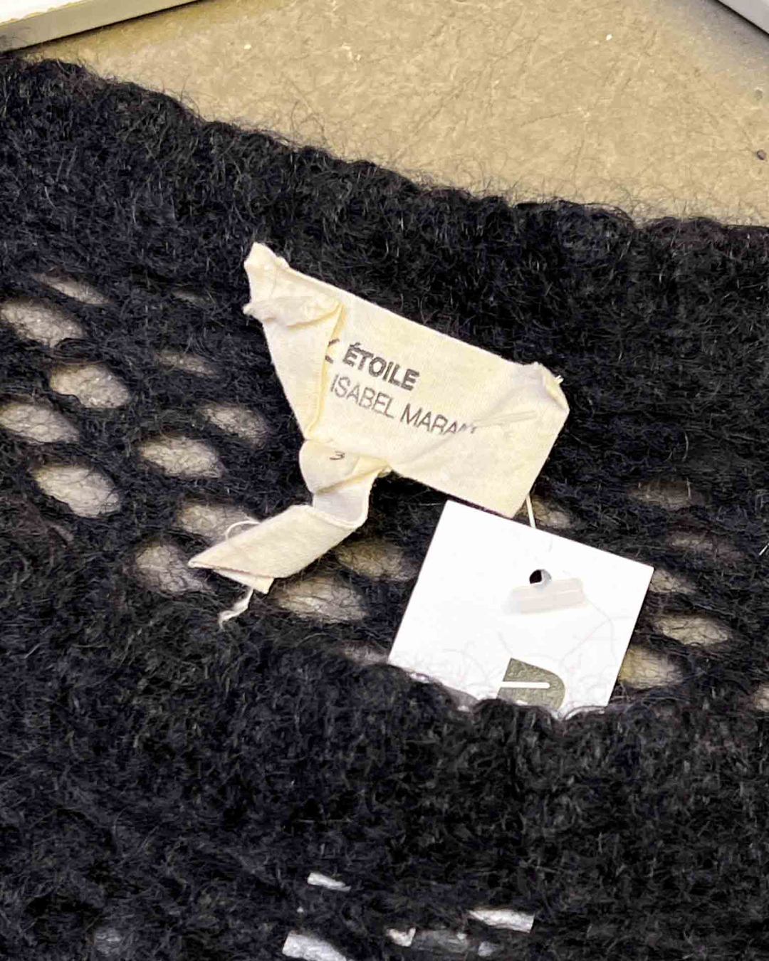 Size 3 (L) | Isabel Marant Étoile Mesh Mohair Blend Knit Jumper
