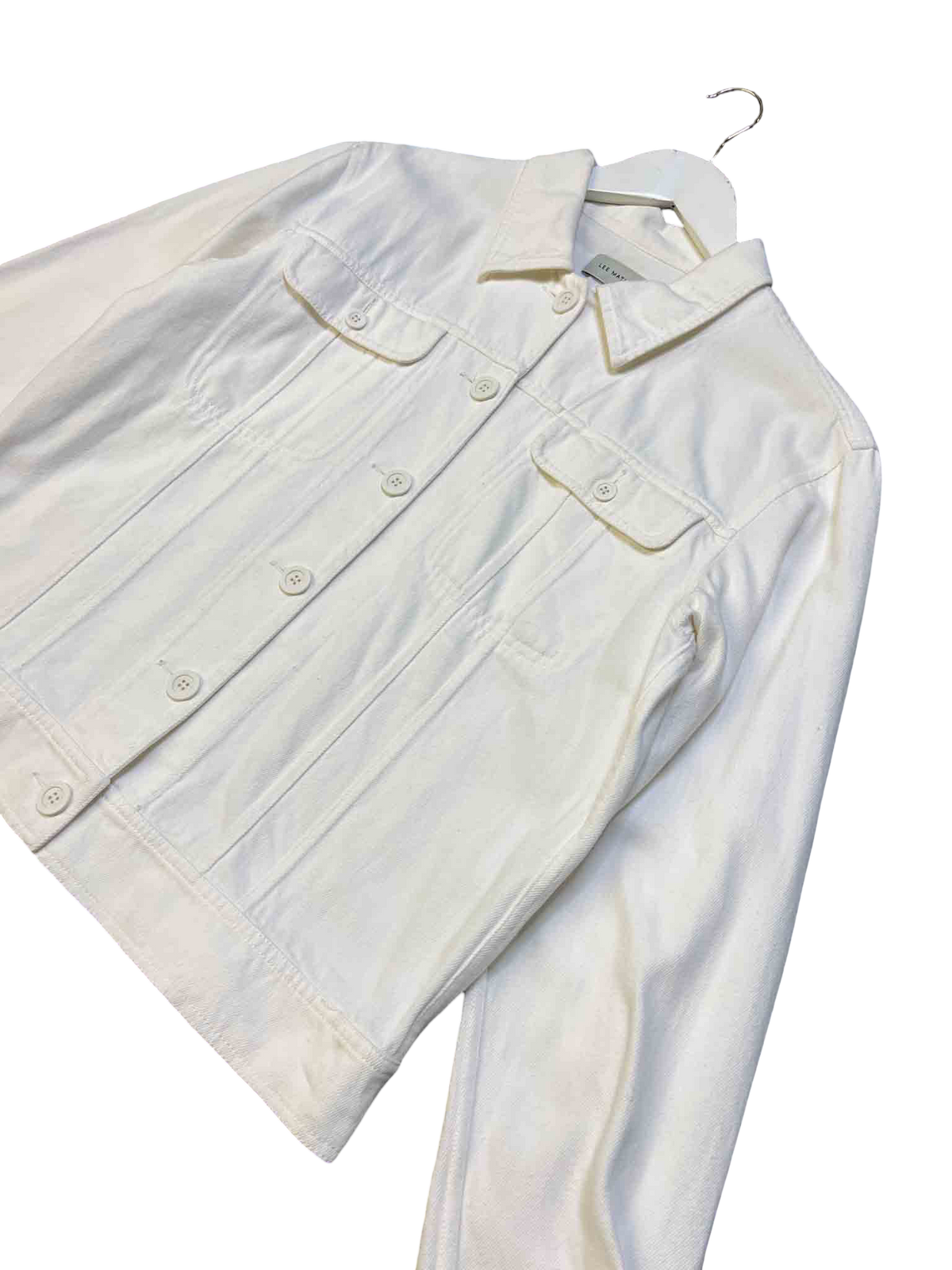 Size 1 (S) | Lee Matthews White Cotton Heavyweight OuterShirt