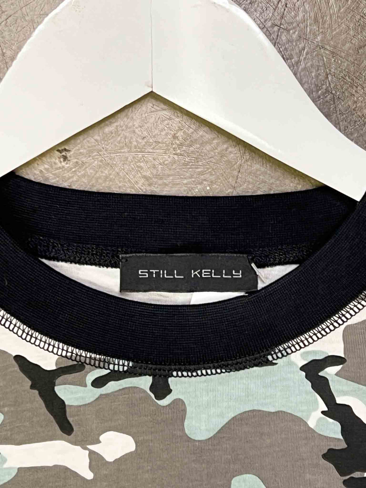 Size L | Still Kelly Camo Baby T-Shirt