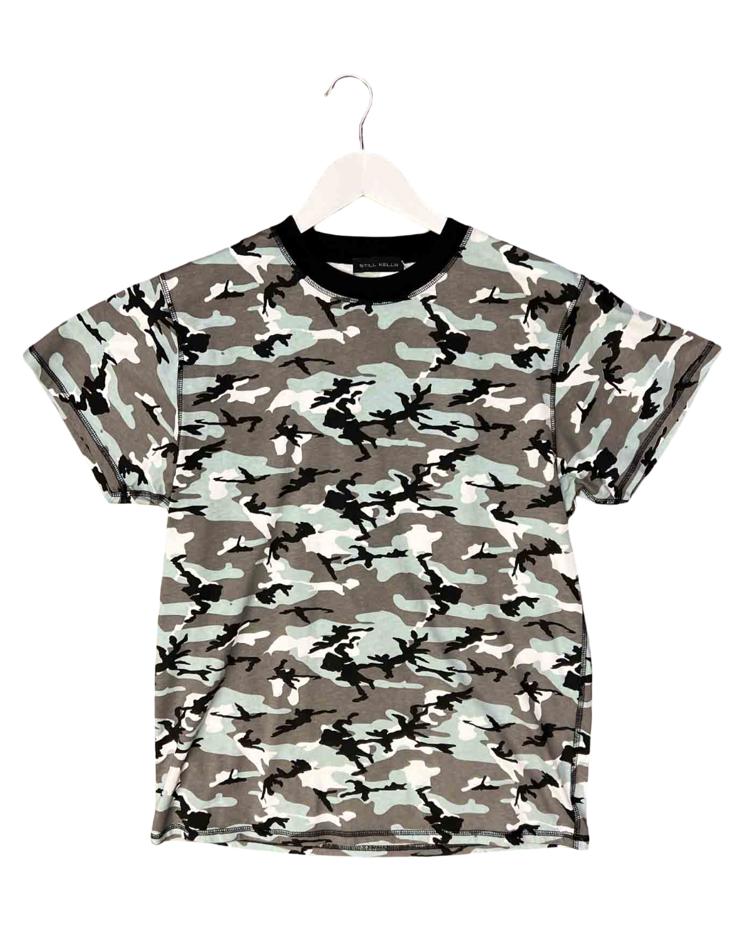 Size L | Still Kelly Camo Baby T-Shirt