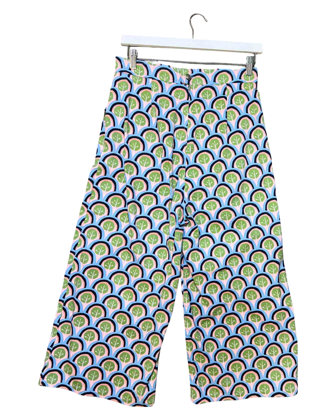 Size 10 (M) | Leonard St Rainbow Tree Cropped Pants