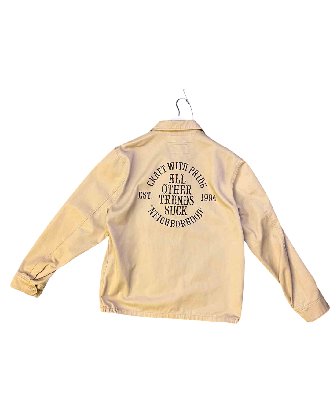 Size XL | Neighborhood Beige Canvas Drizzler Jacket