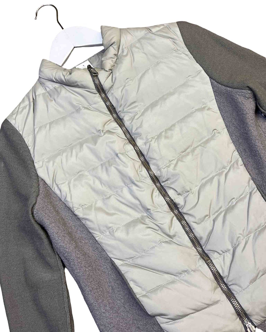 Size S | JNBY Hybrid Knit Puffer Cardigan