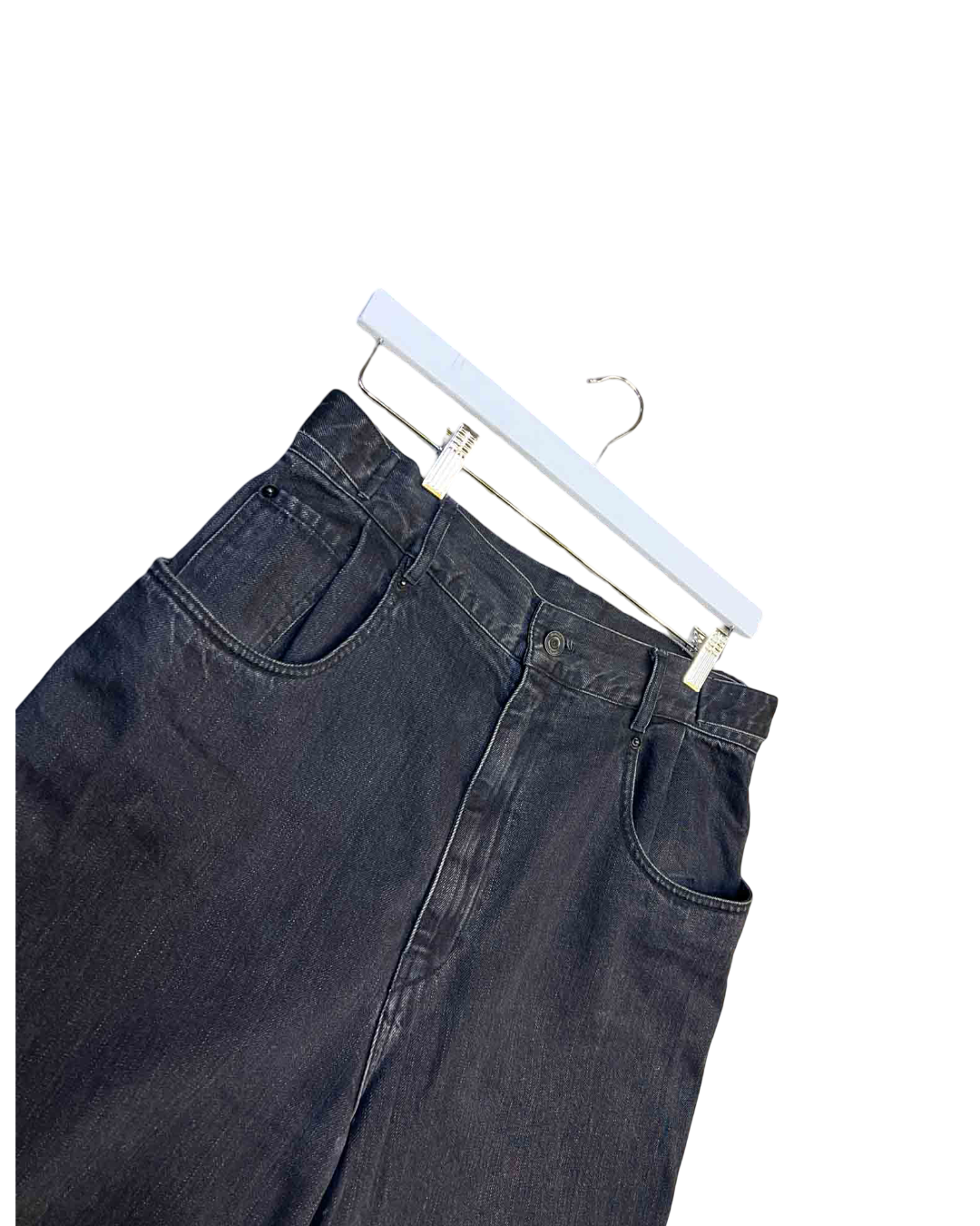 Size 30 | Juun.J Black Baggy Low Rise Jeans