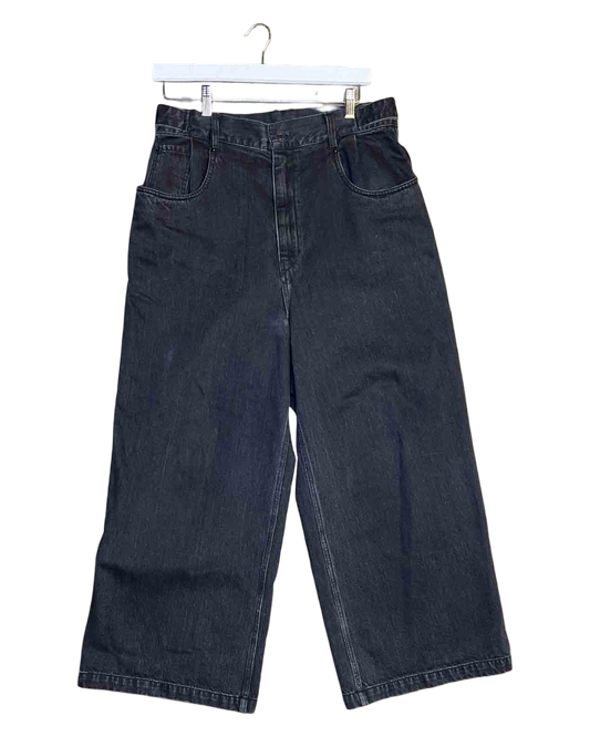 Size 30 | Juun.J Black Baggy Low Rise Jeans