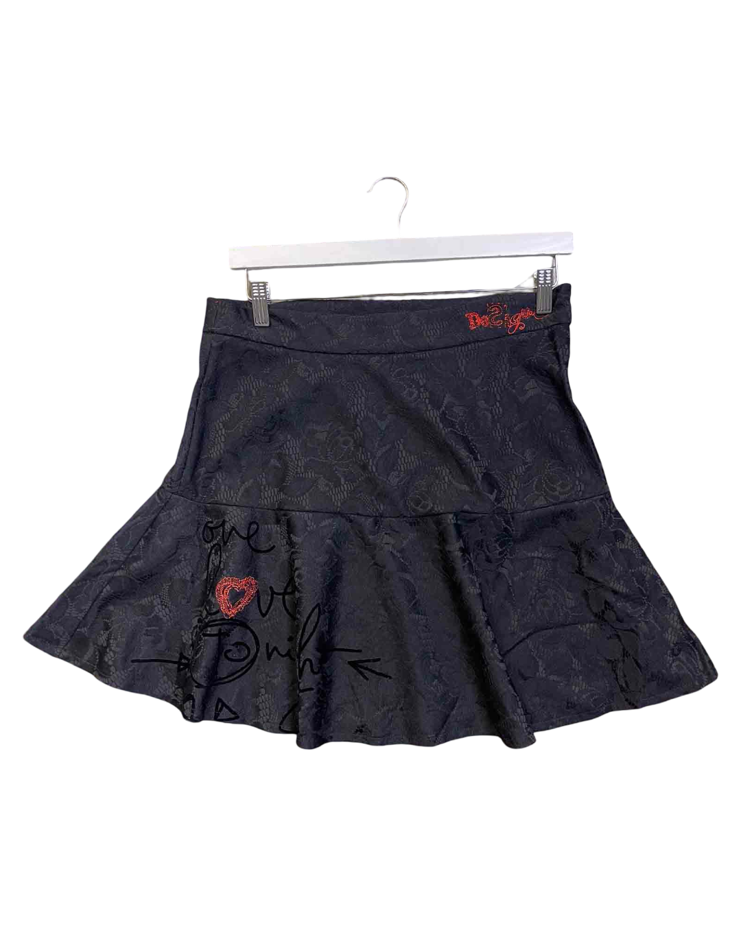 Size M | Desigual Lace Flare Skirt