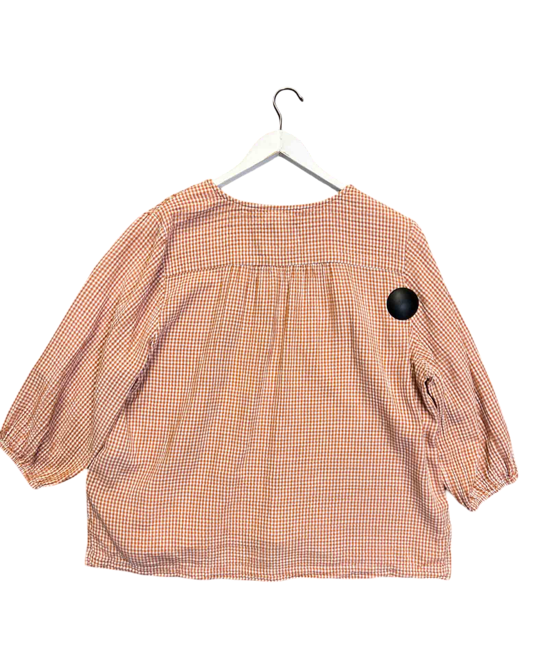 Size 16 (XXL) | Commonry Gingham Tie Front Top