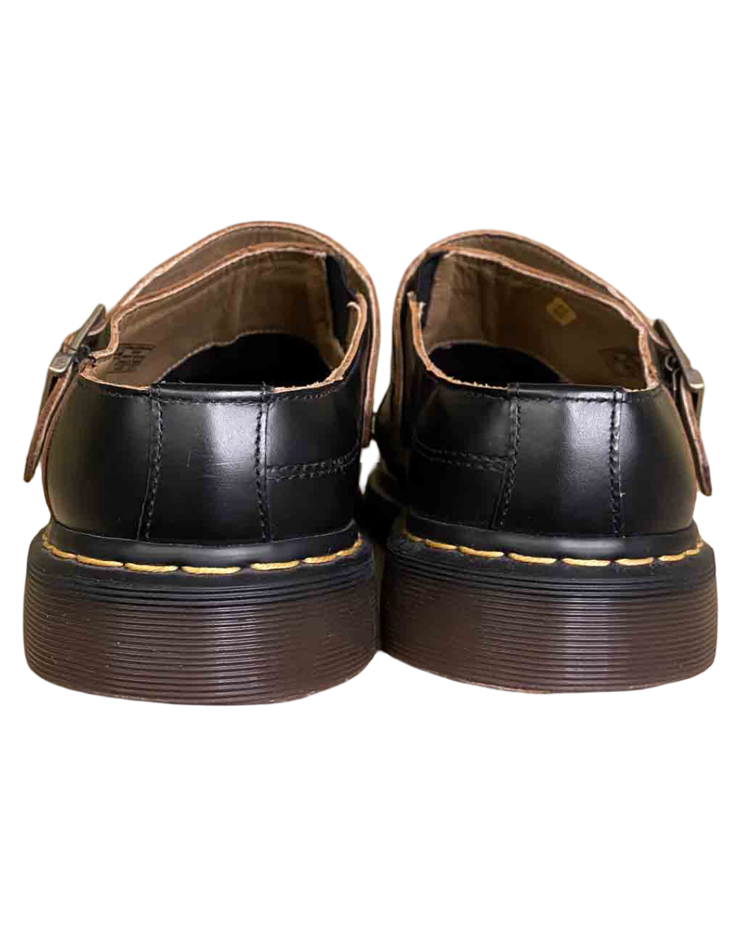 Size 47 |  Doc Martens Black Leather Isham Slingback Mules
