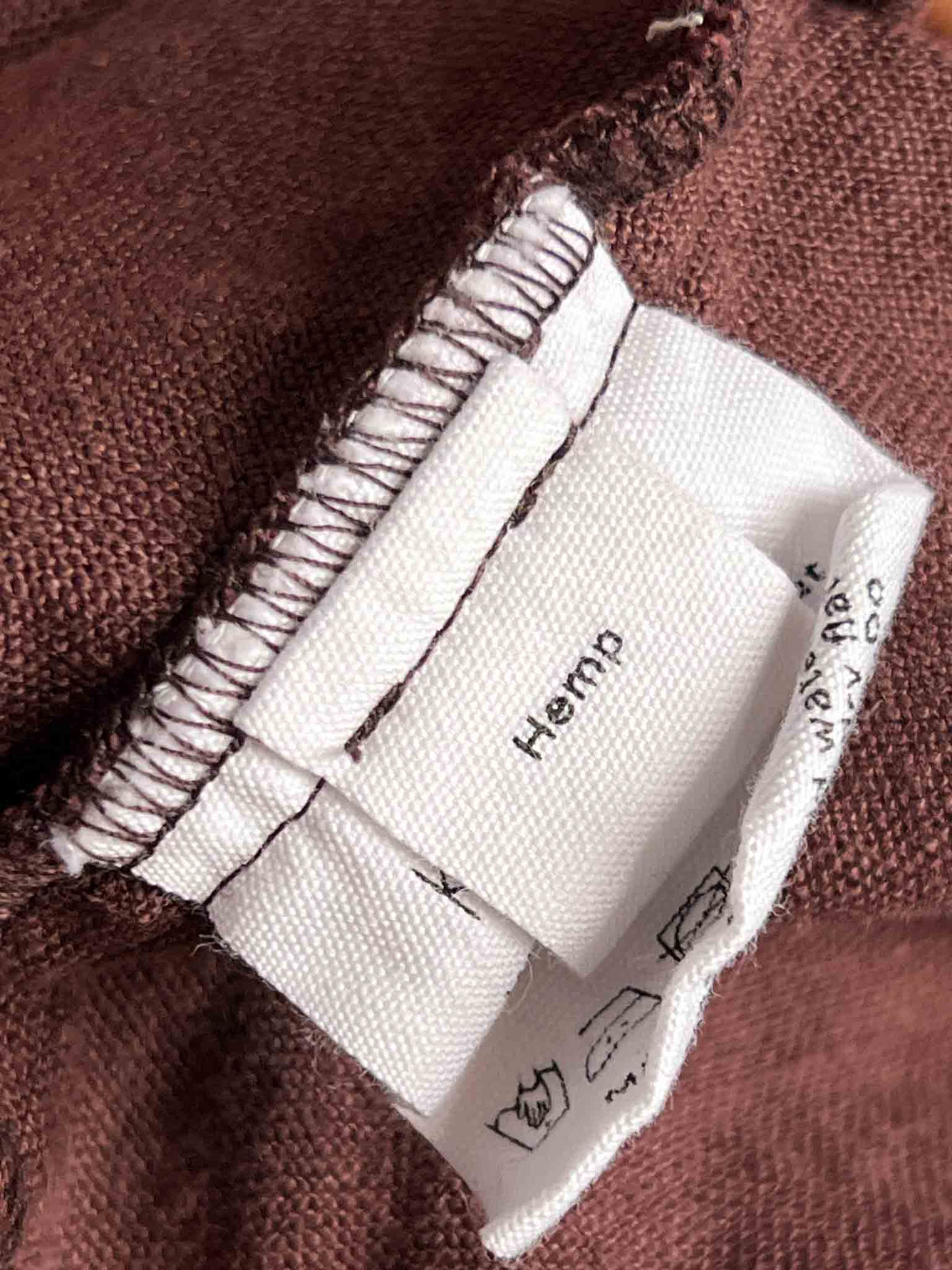 Size 16 (XXL) | Kuwaii Burgundy Hemp Top