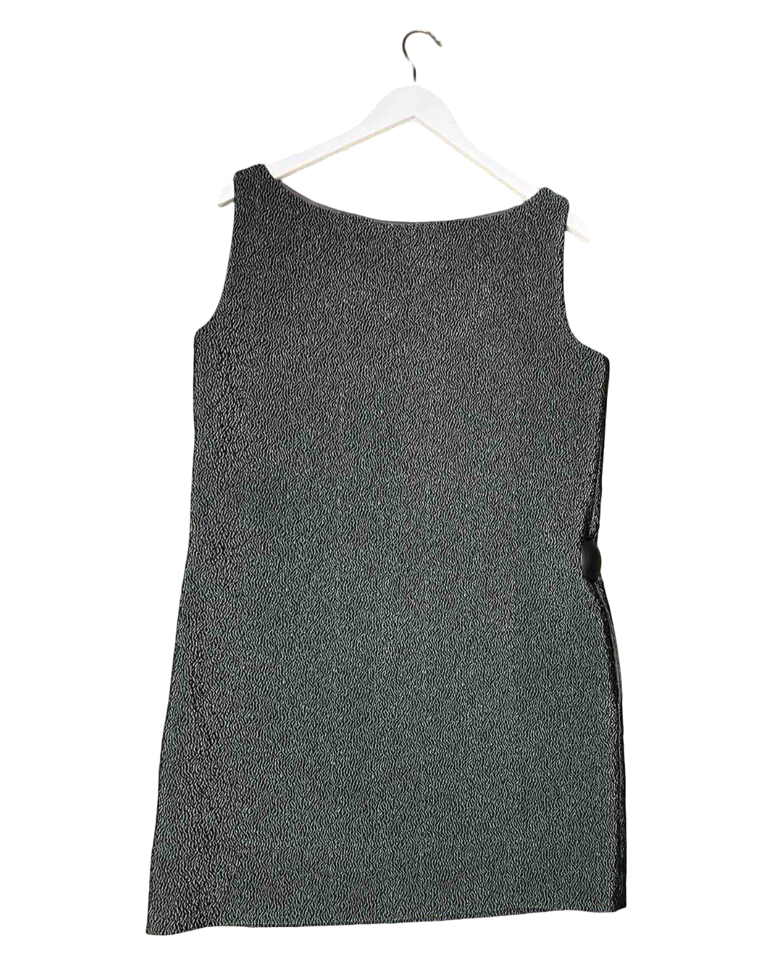 Size 48 (M) | Moschino Boatneck Ripple Mini Dress