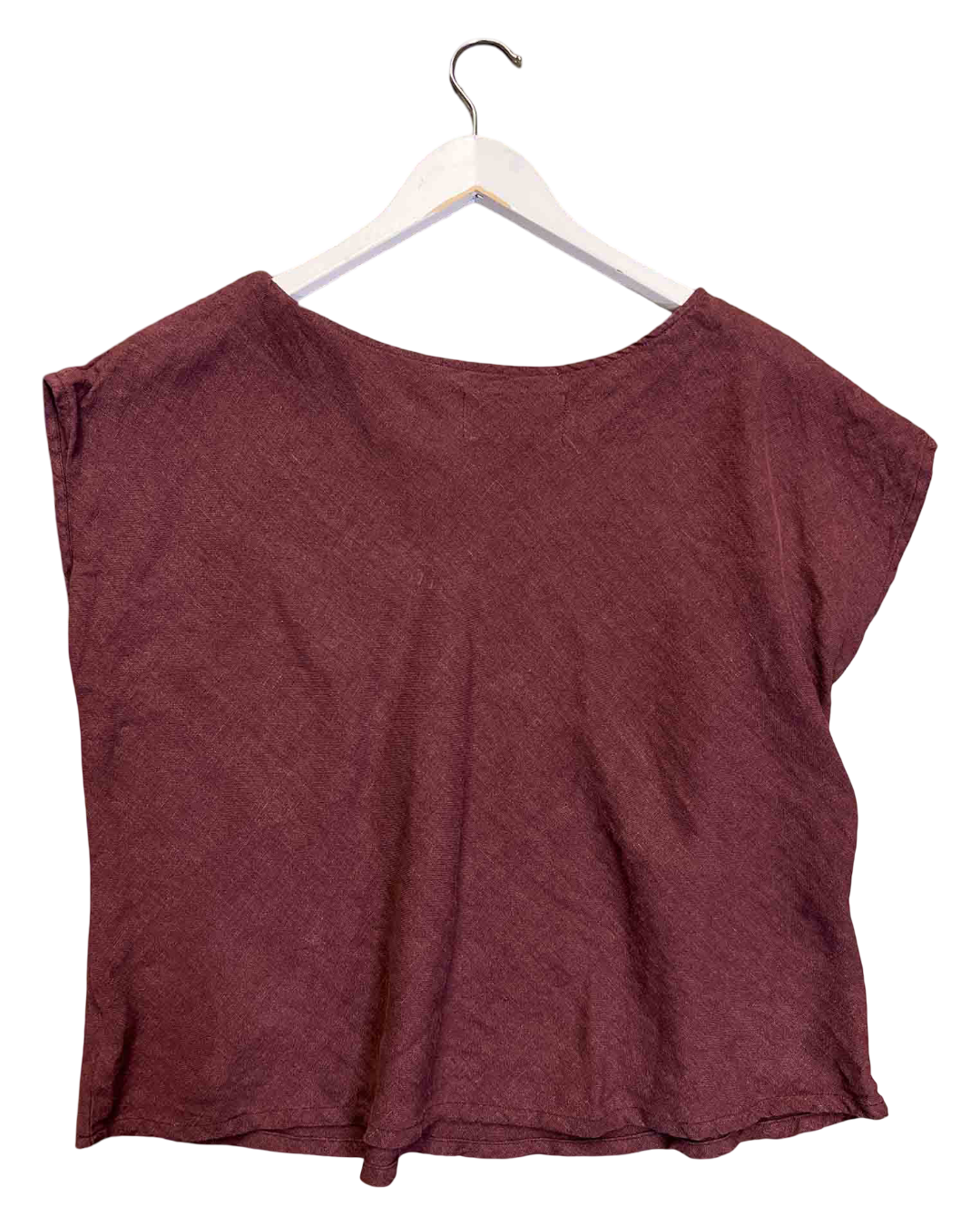 Size 16 (XXL) | Kuwaii Burgundy Hemp Top