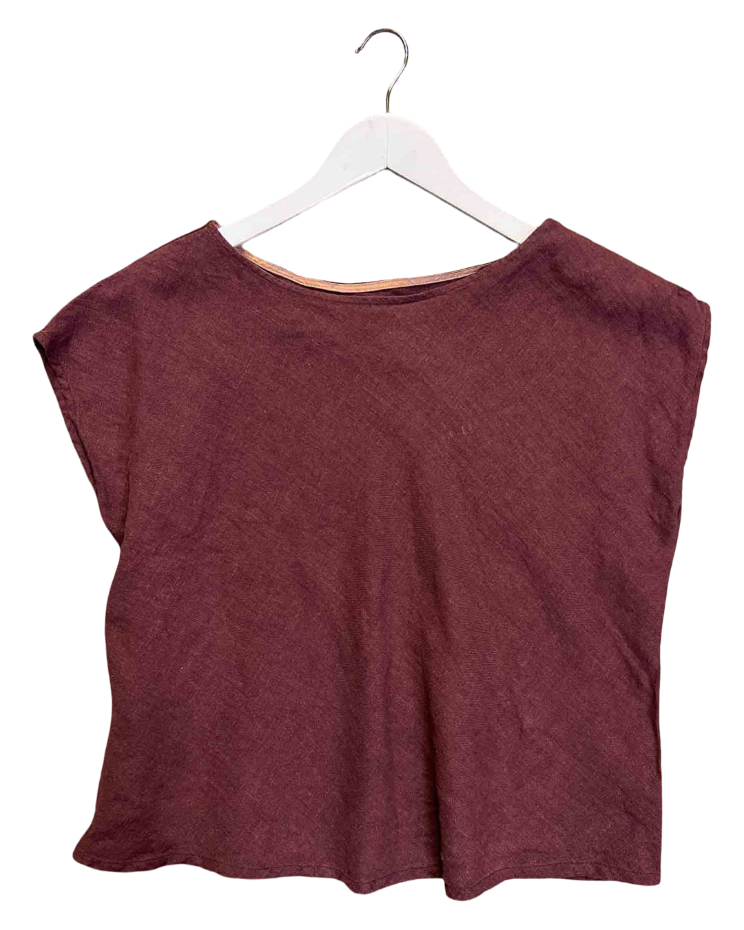Size 16 (XXL) | Kuwaii Burgundy Hemp Top