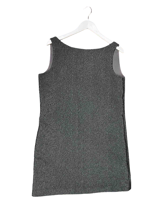 Size 48 (M) | Moschino Boatneck Ripple Mini Dress