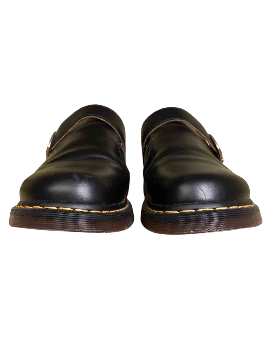Size 47 |  Doc Martens Black Leather Isham Slingback Mules