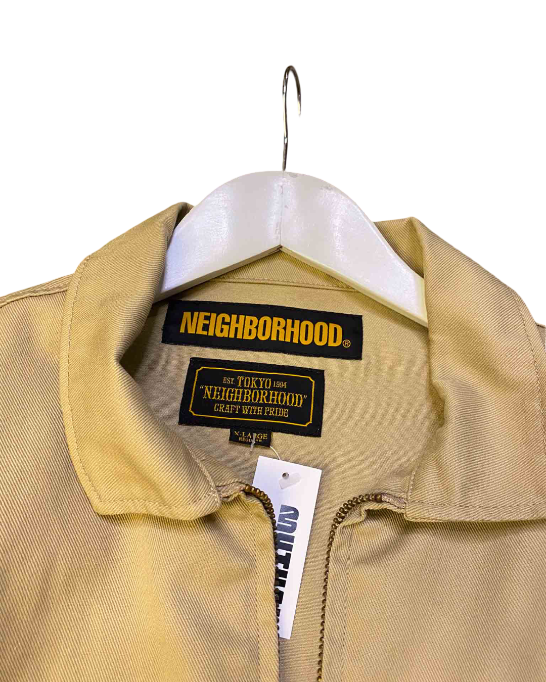 Size XL | Neighborhood Beige Canvas Drizzler Jacket