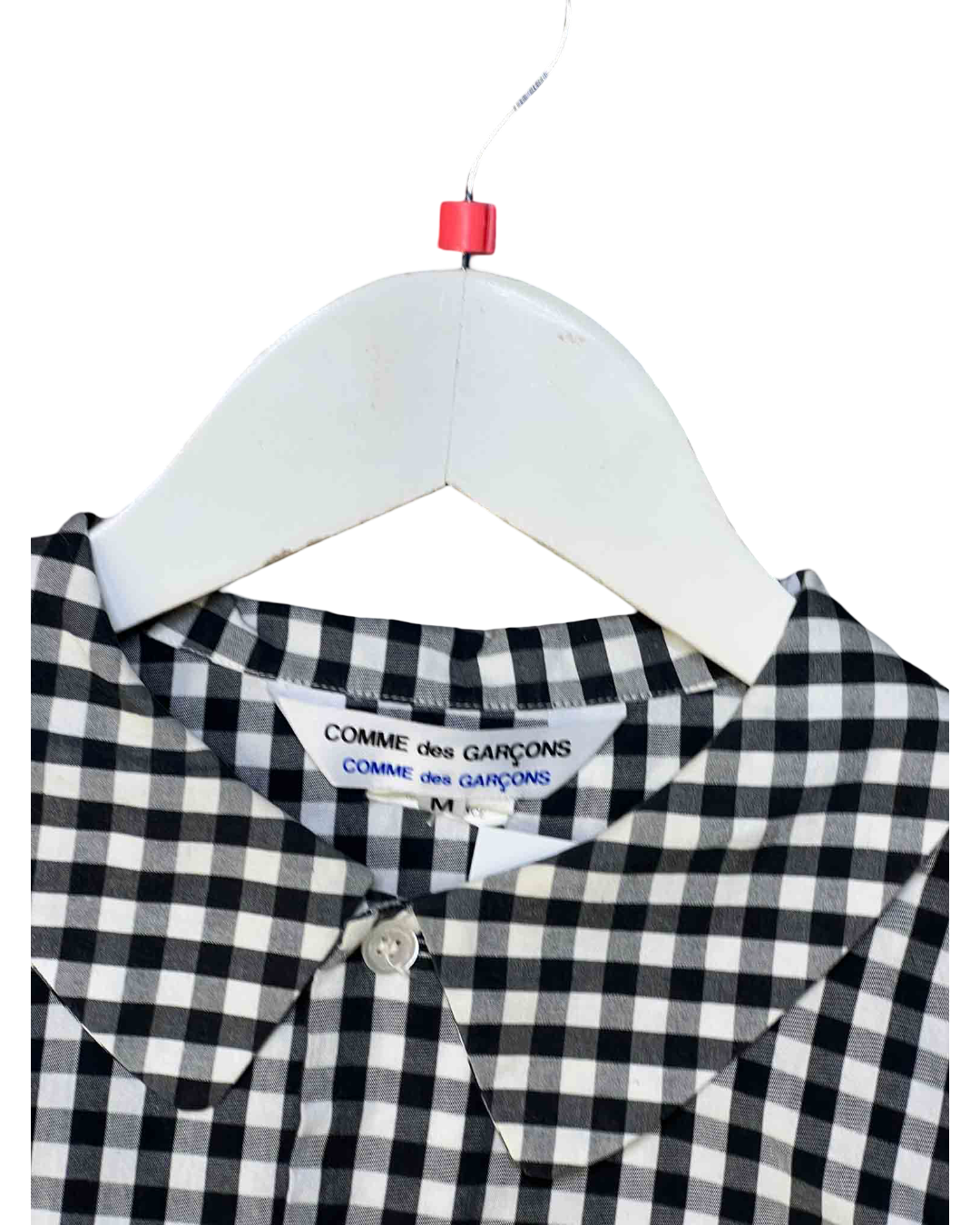 Size M | Comme des Garcons Black and White Gingham Shirt