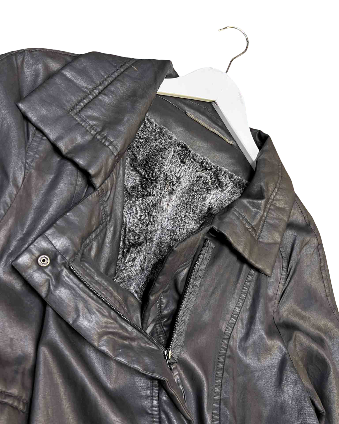 Size 40 (M) | Annette Görtz Chocolate Belted Puffer Coat