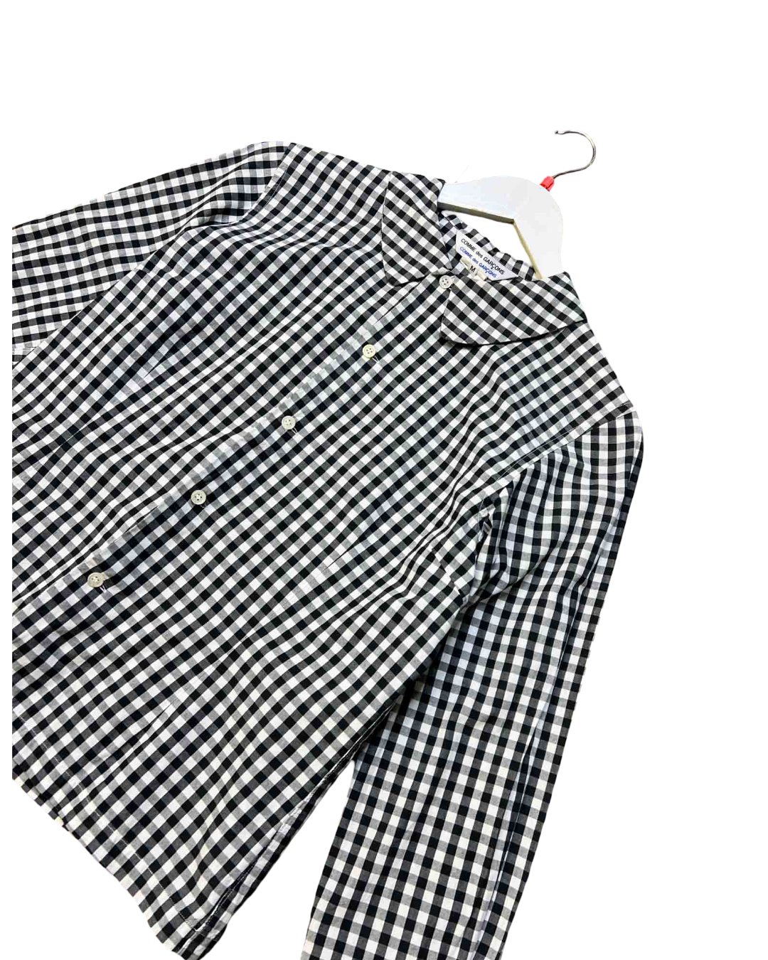 Size M | Comme des Garcons Black and White Gingham Shirt