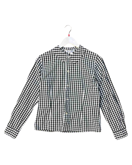 Size M | Comme des Garcons Black and White Gingham Shirt