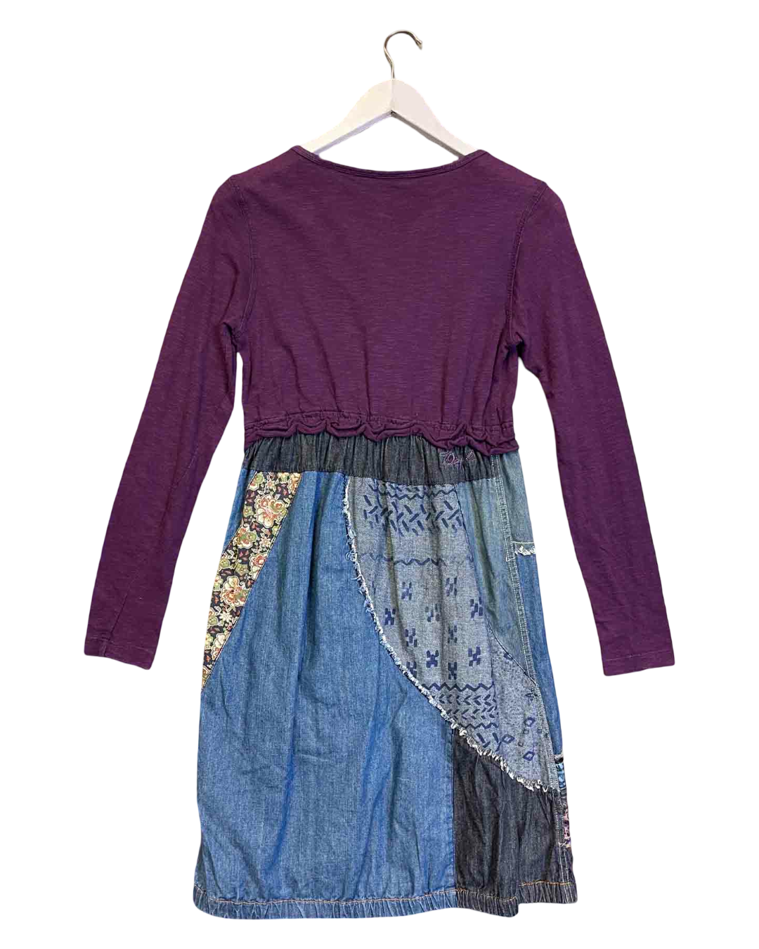 Size 38 (S) | Desigual Patchwork Denim Dress
