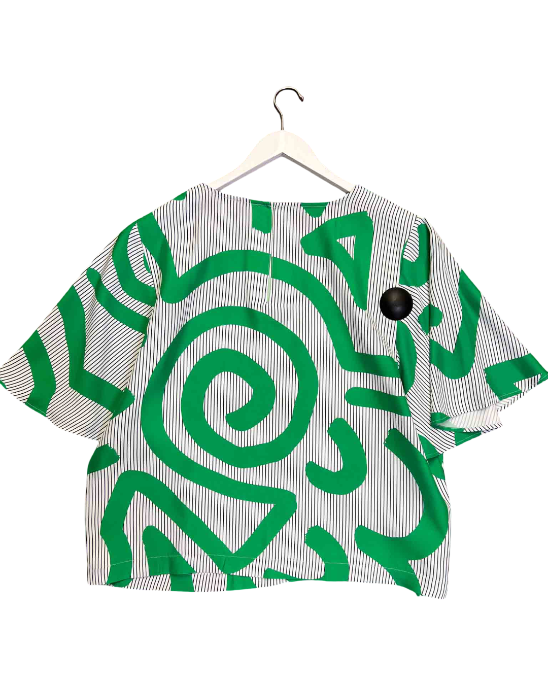 Size 20 (4XL) | Elk Squiggle Flowy Acetate Top