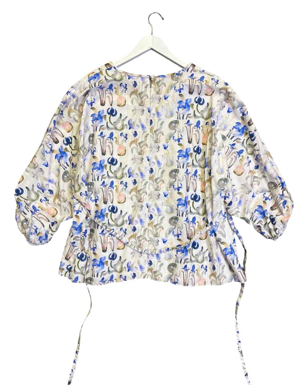 Size 22 (5XL) | Nancybird Zephyr Watercolour Floral Cotton Top