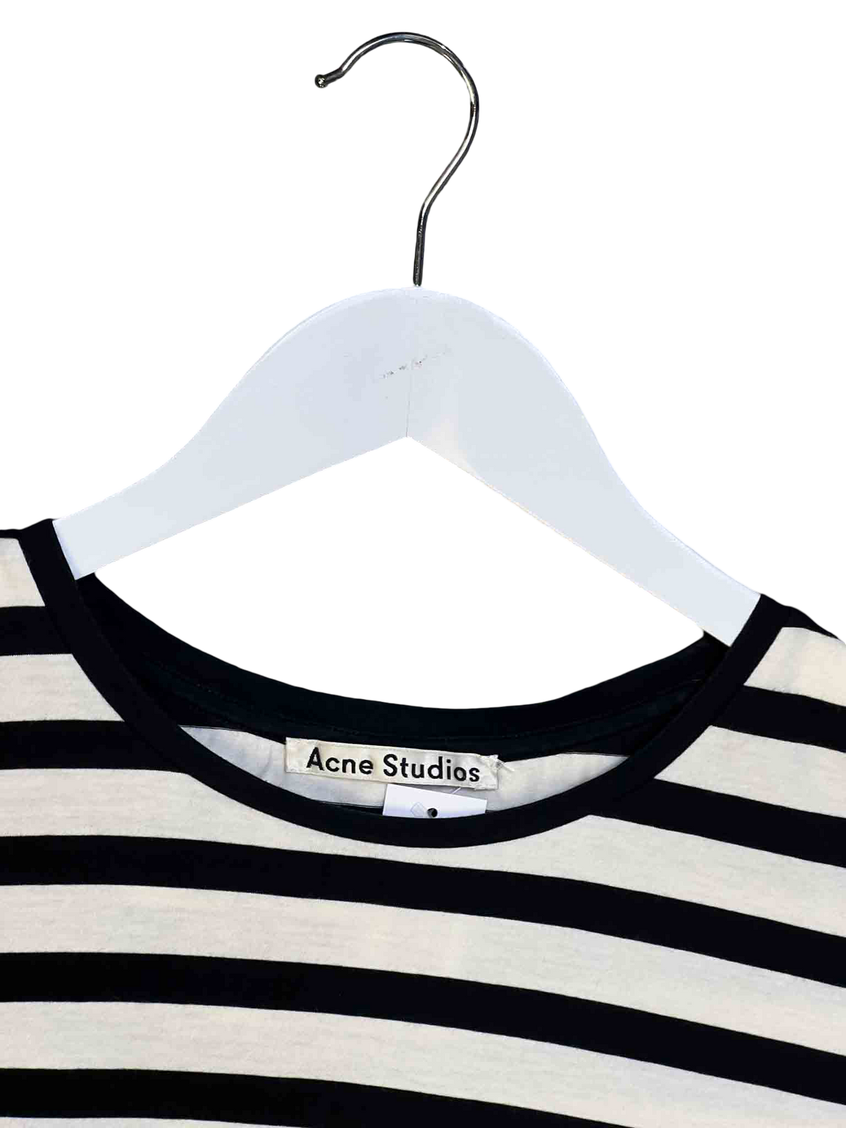 Size S | Acne Studios Black/White Cotton Striped T-shirt