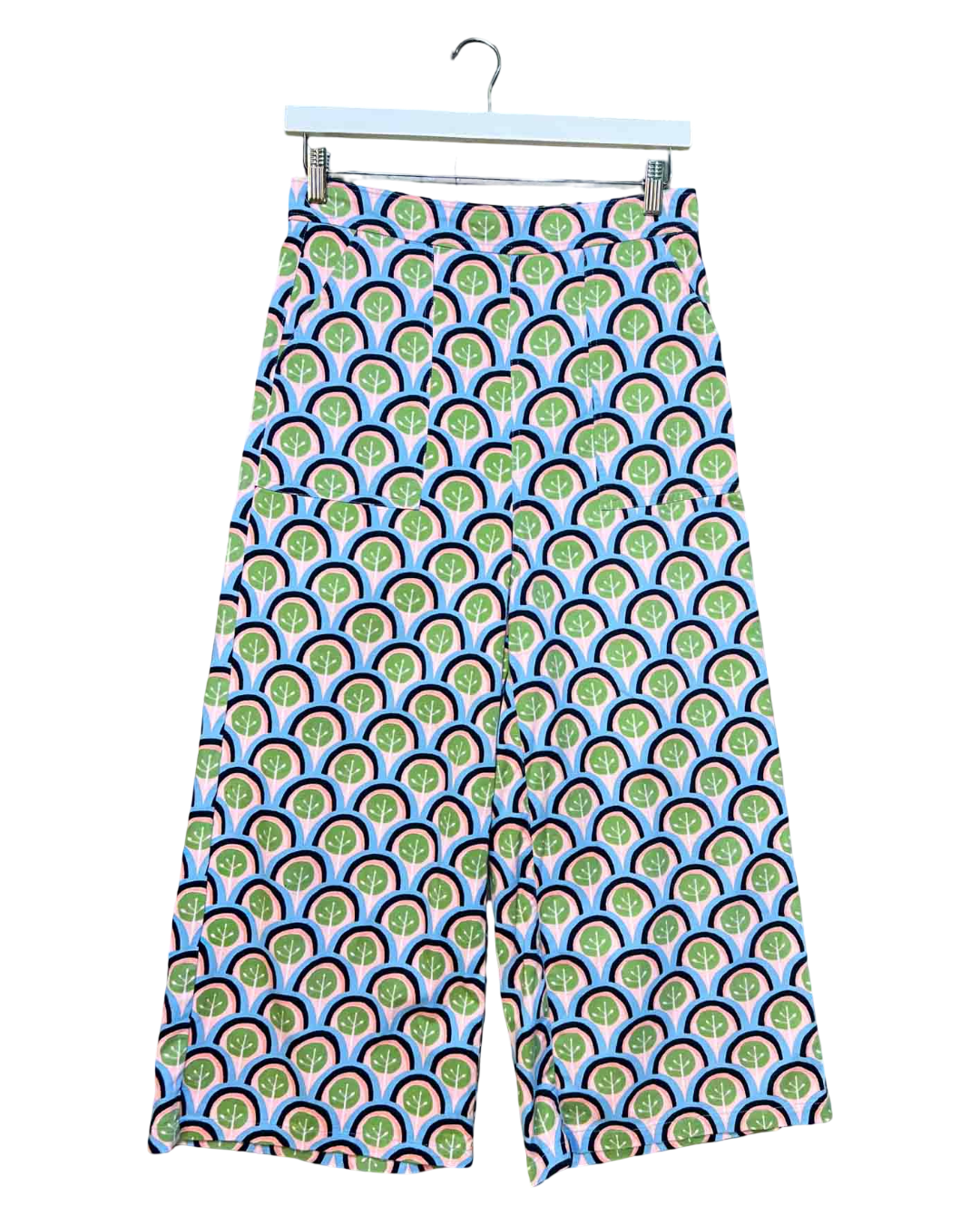 Size 10 (M) | Leonard St Rainbow Tree Cropped Pants