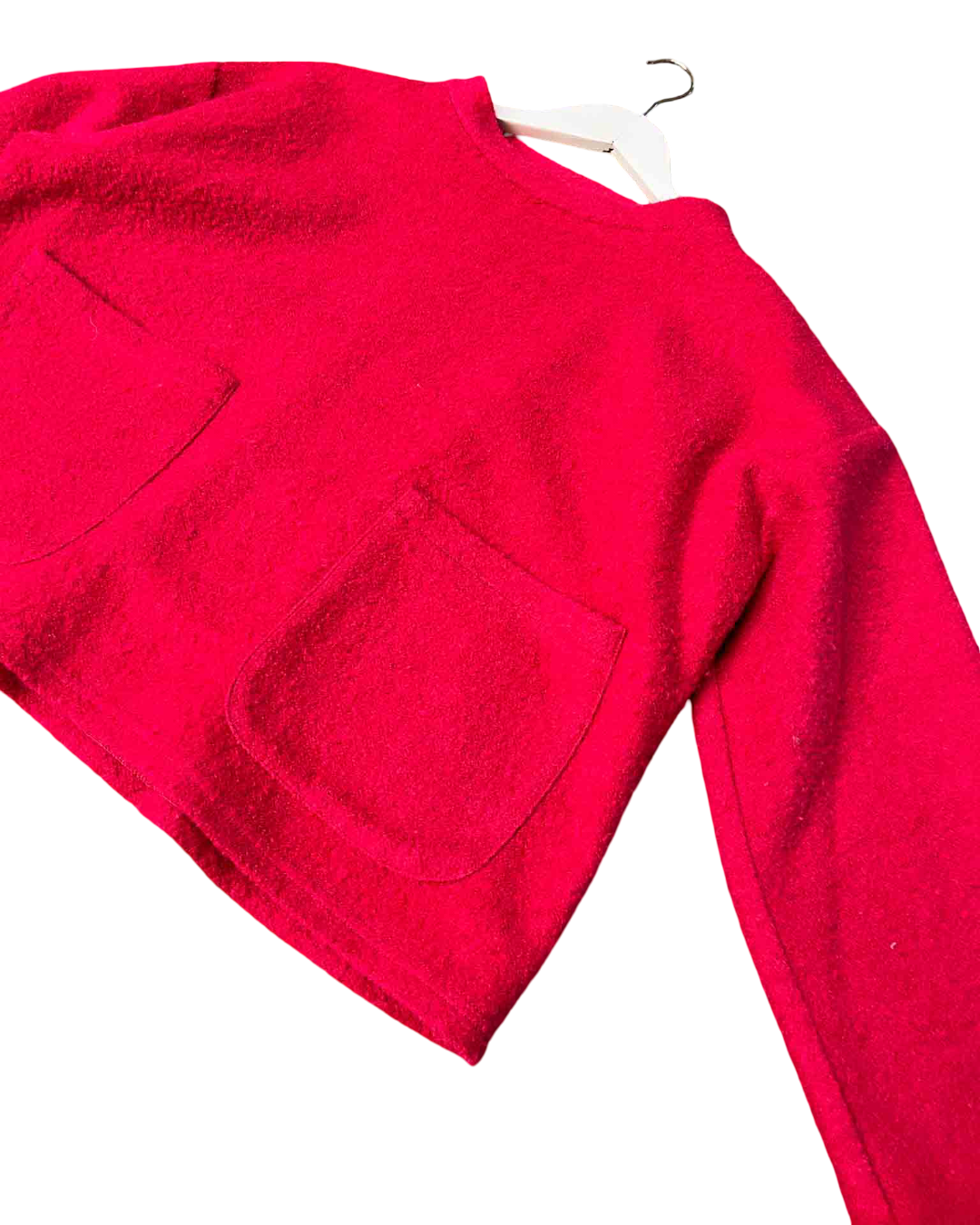 Size 8 (S) | Kuwaii Pink Wool Blend Oversized Jumper
