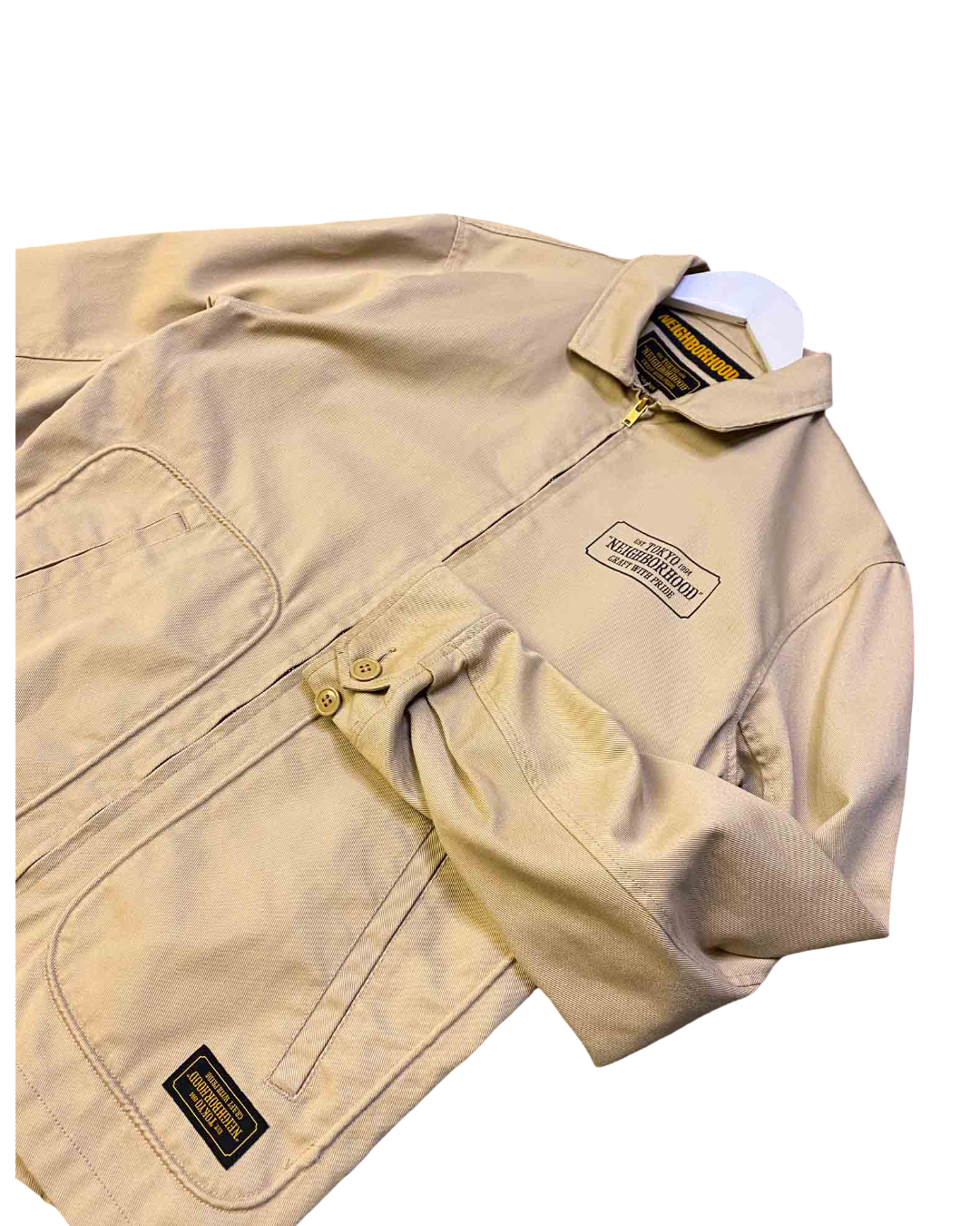 Size XL | Neighborhood Beige Canvas Drizzler Jacket