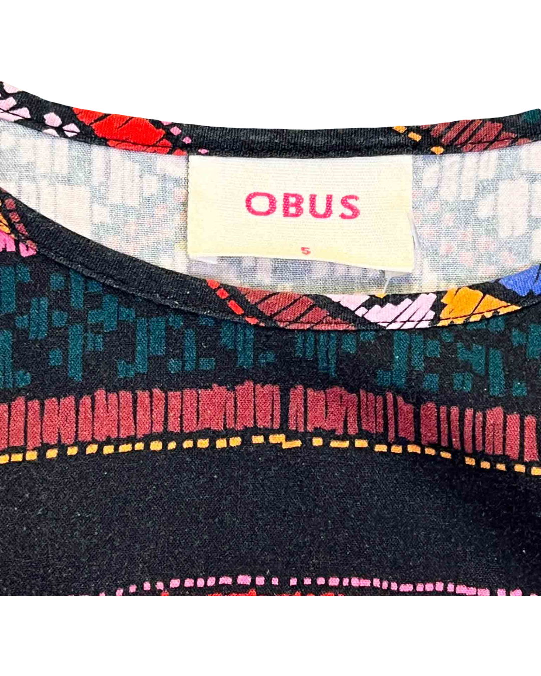 Size 5 (XXL) | Obus Flowy Viscose Print Top