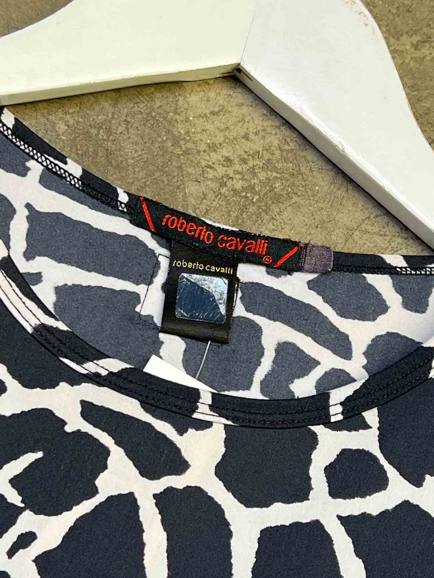 Size S/M | Roberto Cavalli Giraffe Print T-shirt