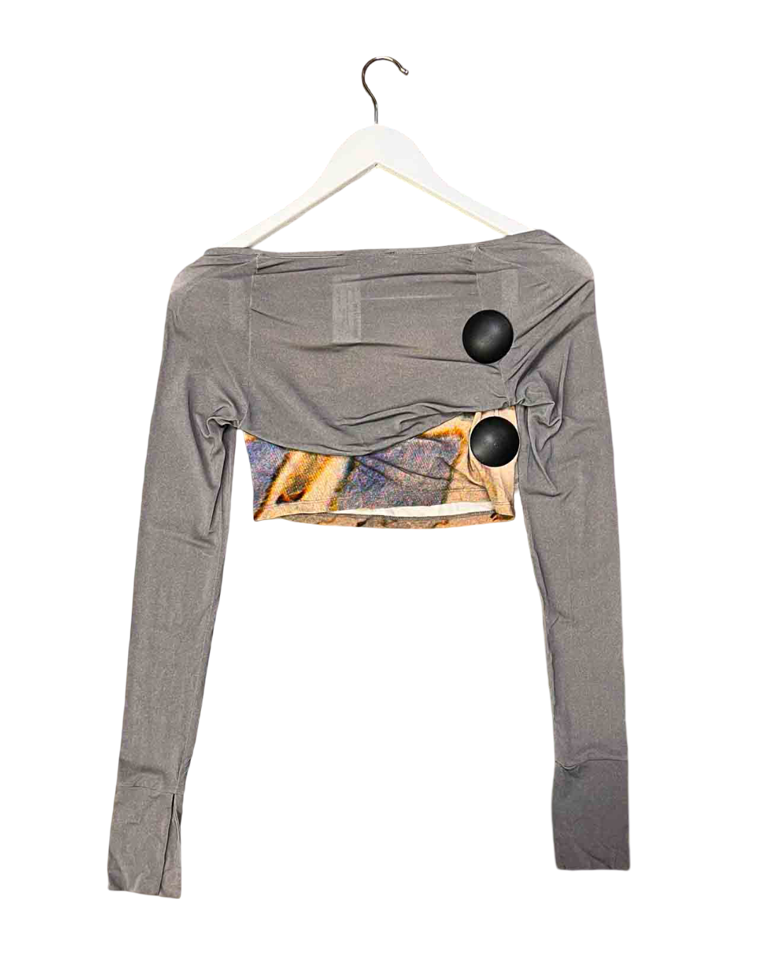 Size S | Paloma Wool Grey Platino Tube Top With Bolero