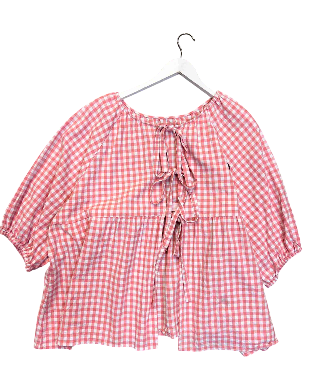 Size XXL | The Lullaby Club Pink Gingham To