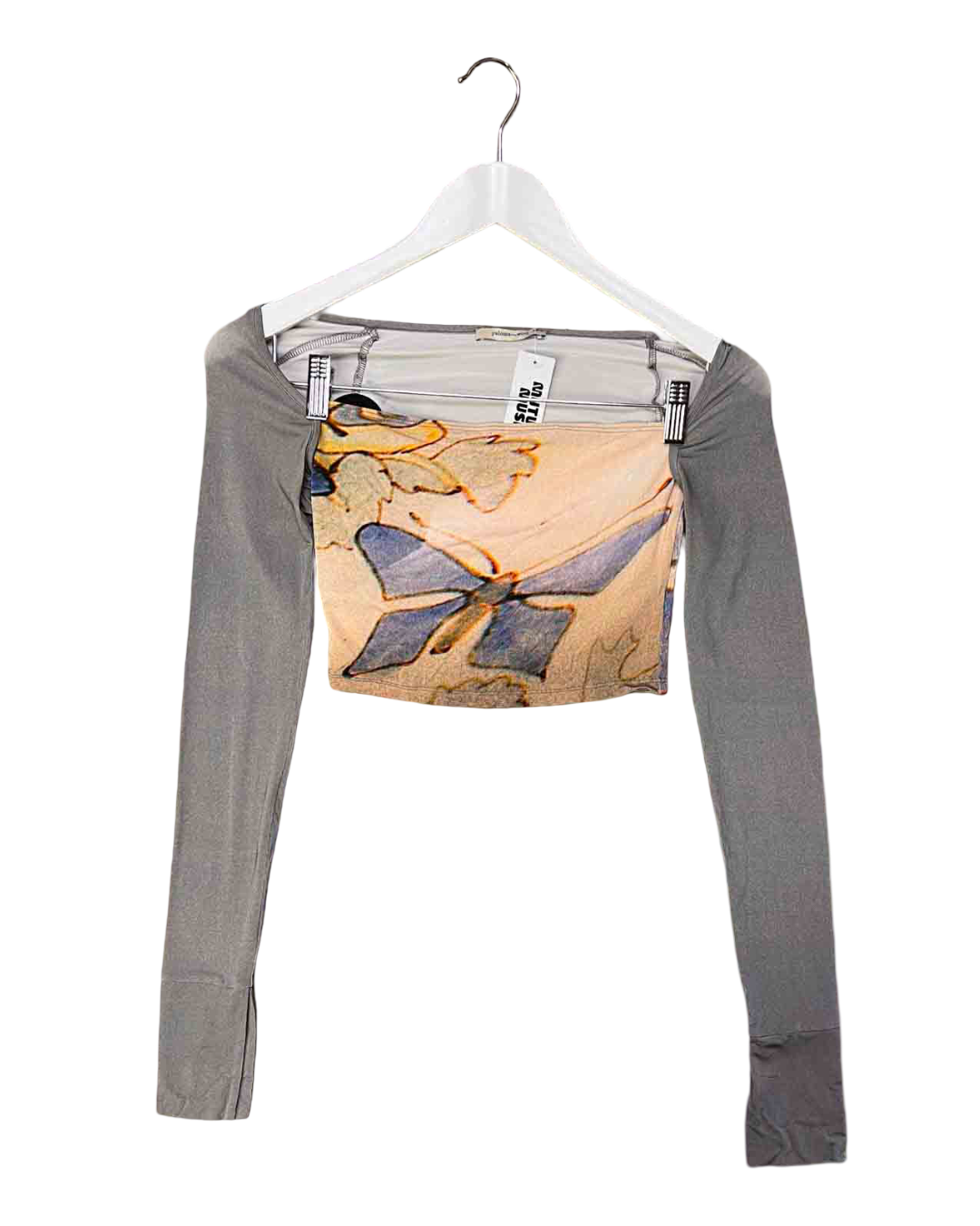 Size S | Paloma Wool Grey Platino Tube Top With Bolero