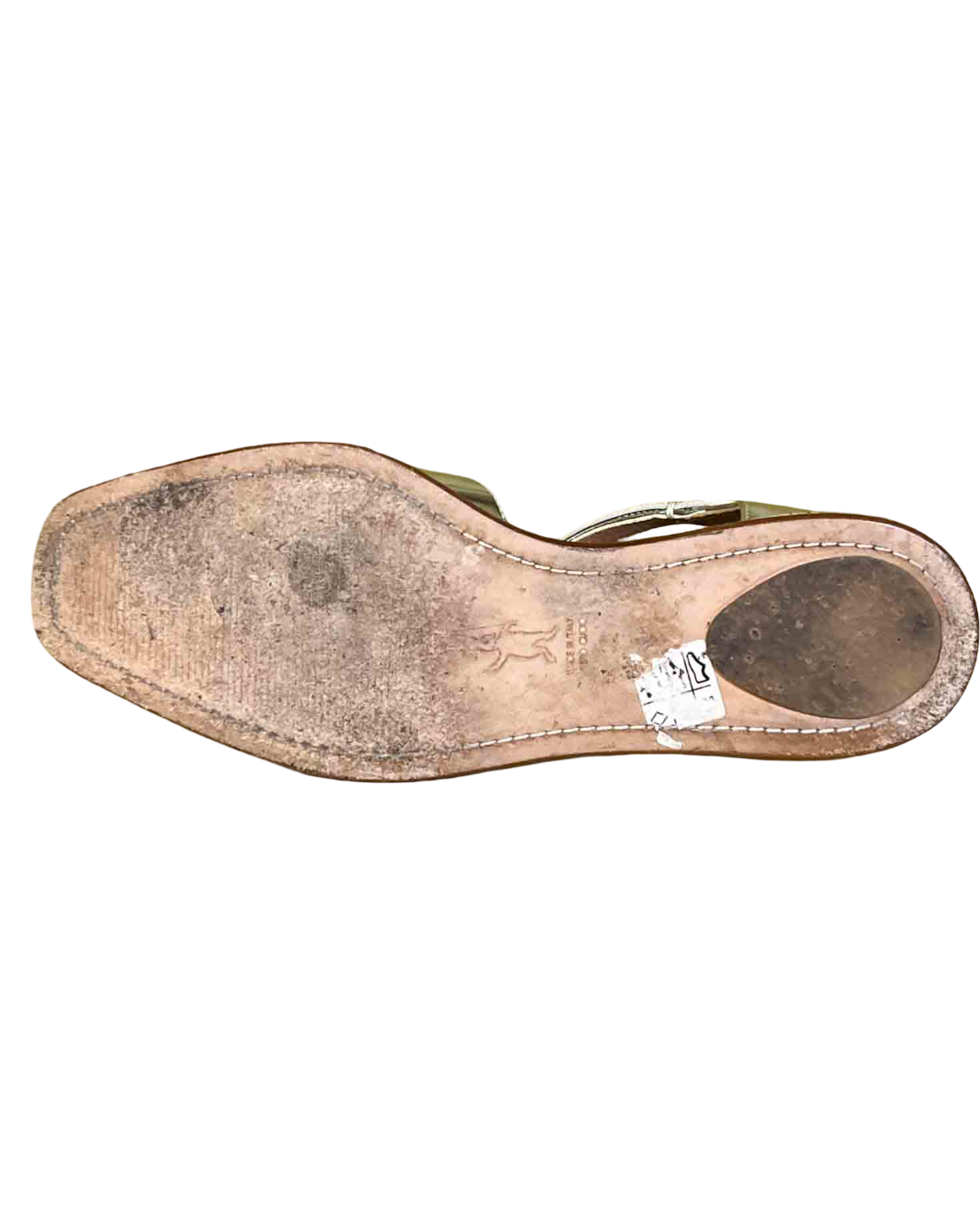 Size 39 | Marni Silver Leather T-Bar Mary Jane Flats